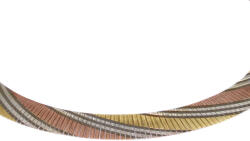 Ékszershop Tricolor vésett ezüst nyakék (2182241)