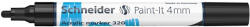 Schneider Akril marker, 4 mm, SCHNEIDER "Paint-It 320" , fekete (120201)
