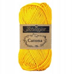 Scheepjes Catona Fonal 208 50 g Sárga pamut (1678-208)