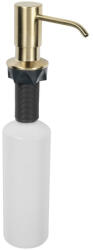 SAPHO beépíthető mosogatószer adagoló 350 ml, matt arany SP023GB (SP023GB)