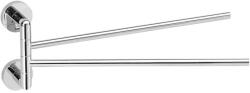  Bemeta Stella 2 ágú fali forgatható törölközőtartó 455x163 mm, króm WS021 (WS021)
