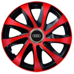 AutoHelix MSA Set 4 capace roti Drift extra red R15 pentru gama Audi (5495)