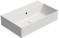 SAPHO GSI Kube X kerámia mosdó 60x37 cm túlfolyóval, matt fehér 9454009 (9454009)