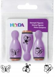 Heyda Fa tekepecsétek pillangók 3 db