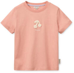 LIEWOOD Francis gyerek póló Cherry heart / Rose blush - LWD-421 (LWD-421)