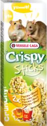 Versele-Laga Crispy Sticks Hamster, Rats Dupla rúd (popcorn, méz) - kiegészítő eleség hörcsögök és nyulak részére (100g)