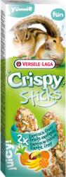 Versele-Laga Versele-Laga Crispy Sticks Hamster, Squrriels Dupla rúd (egzotikus gyümölcs) - kiegészítő eleség hörcsögök és mókusok részére (110g)