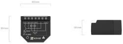 EZVIZ Releu inteligent CS-T36-R100-WM, Wi-Fi, Cu programare si automatizare, Statistica, Scena inteligenta, Control vocal, Negru (CS-T36-R100-WM) - pcone
