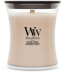 WoodWick WoodWick® Crystal Ginger közepes üveggyertya 275 g