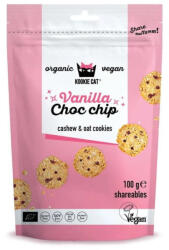 Kookie Cat Cookie cu vanilie si ciocolata bio 100g Kookie Cat