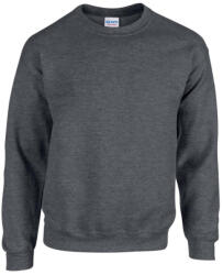 Gildan GI18000 kereknyakú unisex pulóver - dark heather szín (gi18000dh-5xl)