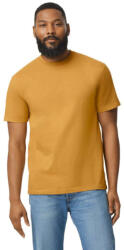 Gildan GI65000 unisex rövid ujjú póló - mustard szín (gi65000mst-2xl)