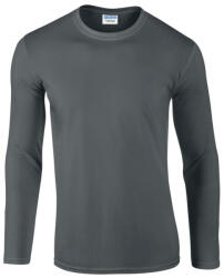 Gildan GI64400 hosszú ujjú unisex póló - charcoal szín (gi64400ch-2xl)