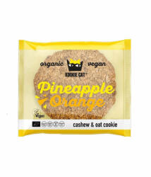 Kookie Cat Cookie cu ananas si portocale bio 50g Kookie Cat