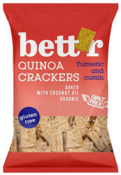 Bettr Crackers cu quinoa si turmeric bio 100g Bettr