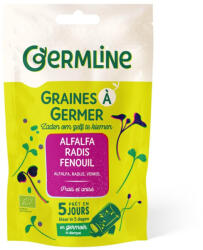 GERMLINE Mix alfalfa, ridiche si fenicul pentru germinat bio 150g Germline