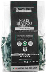 Nutracentis Paste din faina de porumb alb cu spirulina bio 250g Nutracentis