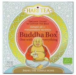 Hari Tea Ceai budha box - cutie cu toate cele 11 ceaiuri Hari Tea bio 11dz x 2g 22g Hari Tea - biomag