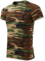 Malfini 144 Camouflage unisex póló barna terepszín színben (1443314)