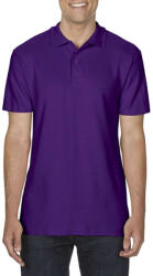 Gildan GI64800 férfi galléros pique póló - purple szín (gi64800pu-4xl)