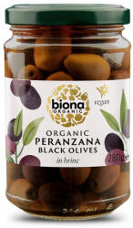biona Masline negre Peranzana in saramura, bio, 280g, Biona - biomag