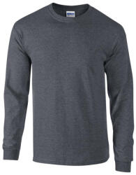 Gildan GI2400 unisex kereknyakú pulóver - dark heather szín (gi2400dh-4xl)