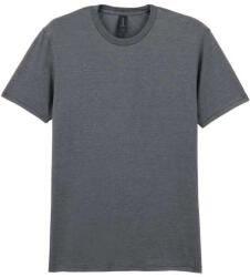 Gildan GI64000 unisex kereknyakú rövid ujjú póló - graphite heather szín (gi64000gph-4xl)