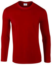 Gildan GI64400 hosszú ujjú unisex póló - red szín (gi64400re-xl)