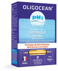 Oligocean Plasma Marina Izotonica - Metoda Quinton, 30 fiole x 10ml, 300ml, Oligocean