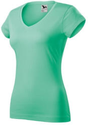 Malfini 162 Fit V-neck női póló menta színben (1629514)