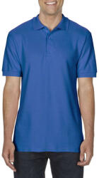 Gildan GI85800 unisex galléros pique pamut póló - royal szín (gi85800ro-3xl)