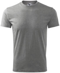 Malfini 101 Classic unisex póló sötétszürke melírozott színben (1011213)