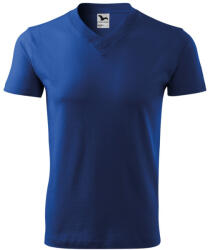 Malfini 102 V-neck unisex póló királykék színben (1020515)