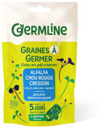 GERMLINE Mix alfalfa, creson, varza rosie pentru germinat bio 150g Germline
