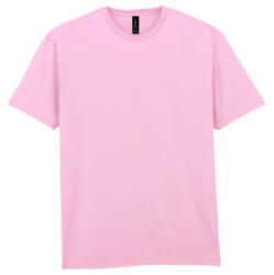 Gildan GI3000 férfi kereknyakú rövid ujjú póló - light pink szín (gi3000lp-s)