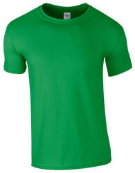 Gildan GI64000 unisex kereknyakú rövid ujjú póló - irish green szín (gi64000ig-l)