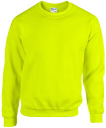 Gildan GI18000 kereknyakú unisex pulóver - safety green szín (gi18000sfg-xl)