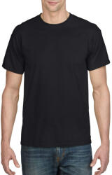 Gildan GI8000 kevertszálú unisex rövid ujjú póló - black szín (gi8000bl-l)