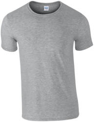 Gildan GI64000 unisex kereknyakú rövid ujjú póló - rs sport grey szín (gi64000sp-l)
