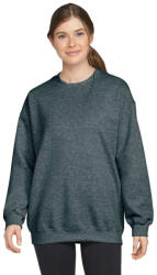 Gildan GISF000 kevertszálú unisex pulóver - dark heather szín (gisf000dh-xl)