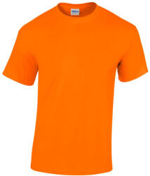 Gildan GI5000 unisex kereknyakú rövid ujjú póló - safety orange szín (gi5000sfo-xl)