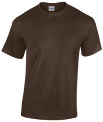 Gildan GI5000 unisex kereknyakú rövid ujjú póló - dark chocolate szín (gi5000dc-xl)