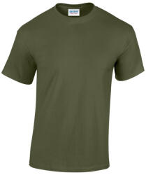 Gildan GI5000 unisex kereknyakú rövid ujjú póló - military green szín (gi5000mi-xl)