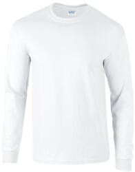 Gildan GI2400 unisex kereknyakú pulóver - white szín (gi2400wh-m)