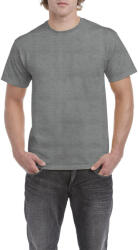 Gildan GI5000 unisex kereknyakú rövid ujjú póló - graphite heather szín (gi5000gph-2xl)