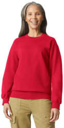 Gildan GISF000 kevertszálú unisex pulóver - red szín (gisf000re-2xl)