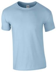 Gildan GI64000 unisex kereknyakú rövid ujjú póló - light blue szín (gi64000lb-l)