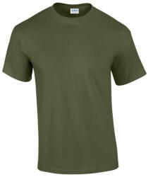 Gildan GI2000 unisex rövid ujjú felnőtt póló - military green szín (gi2000mi-m)
