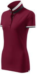 Malfini 257 Collar Up női galléros póló garnet színben (2578612)
