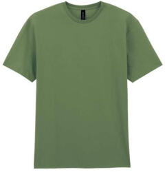 Gildan GI3000 férfi kereknyakú rövid ujjú póló - military green szín (gi3000mi-3xl)